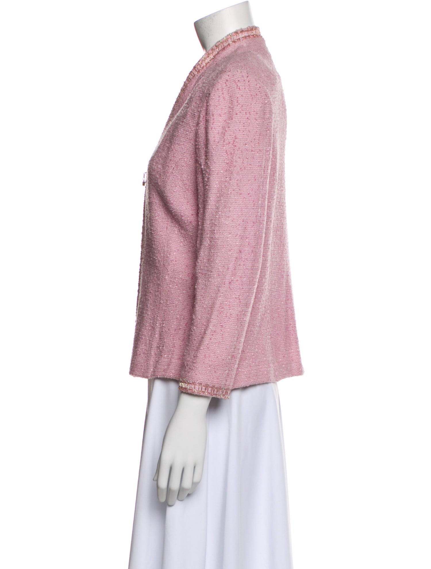 St. John Tweed Pattern Blazer