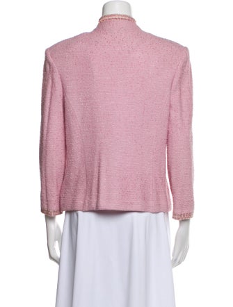 St. John Tweed Pattern Blazer