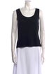 St. John Wool Scoop Neck Top