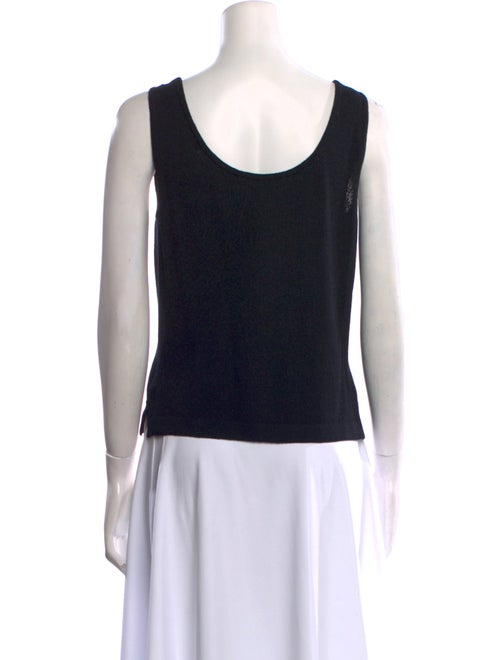 St. John Wool Scoop Neck Top