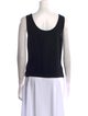 St. John Wool Scoop Neck Top