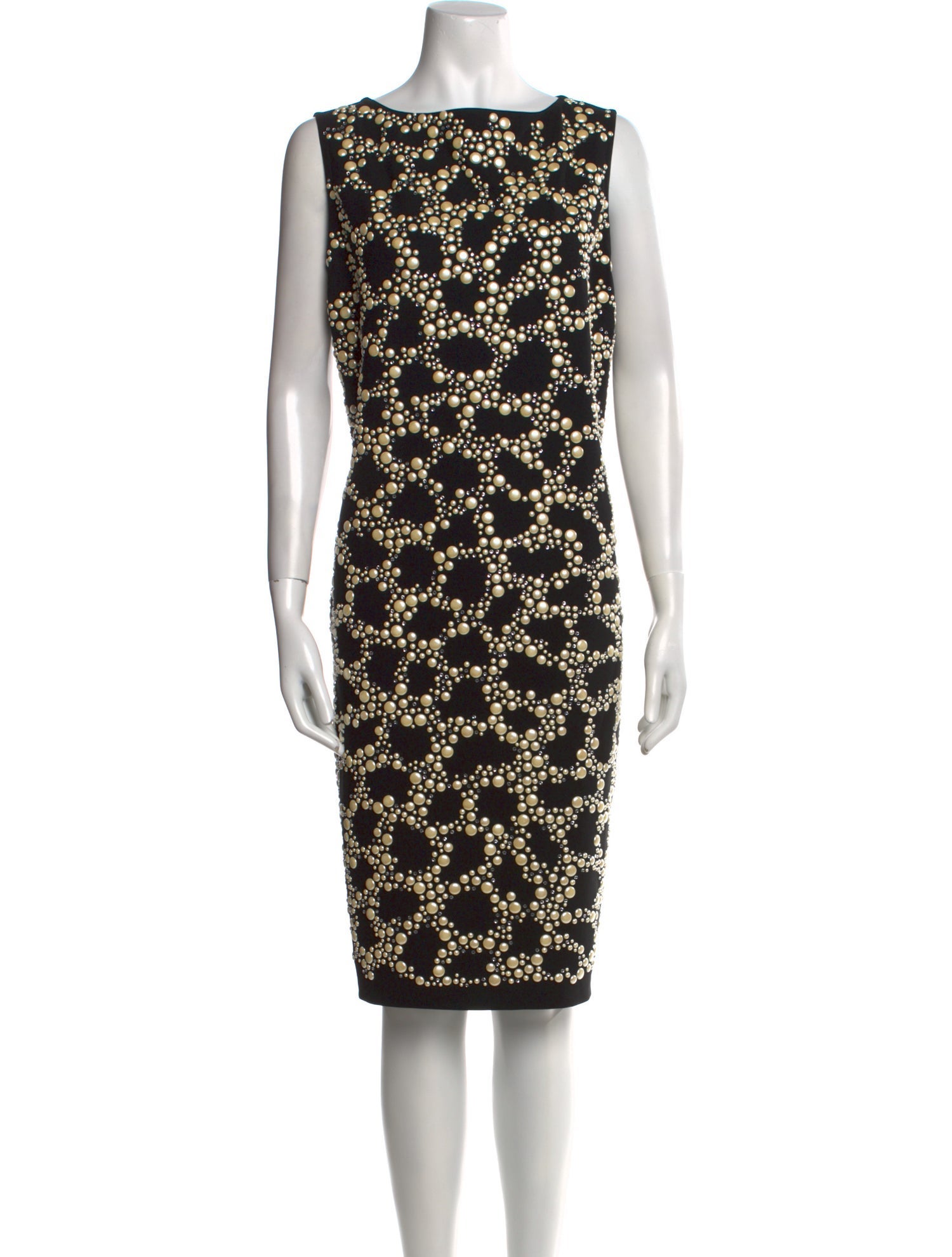 St. John Printed Knee-Length Dress