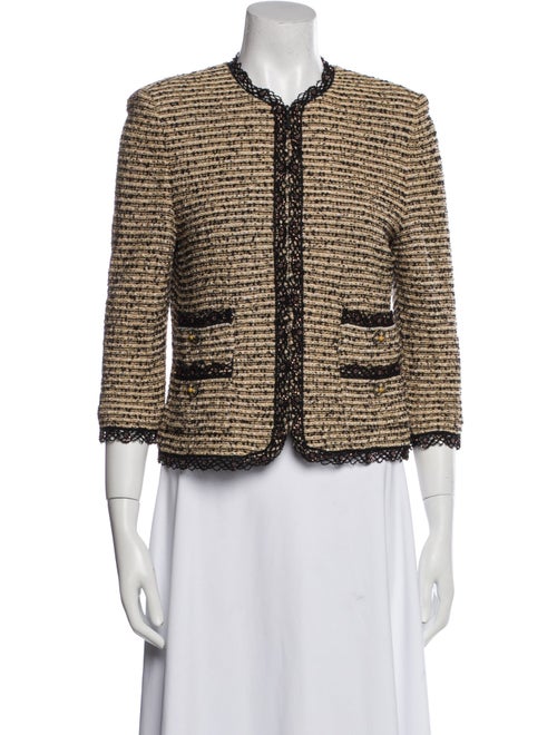 St. John Tweed Pattern Evening Jacket