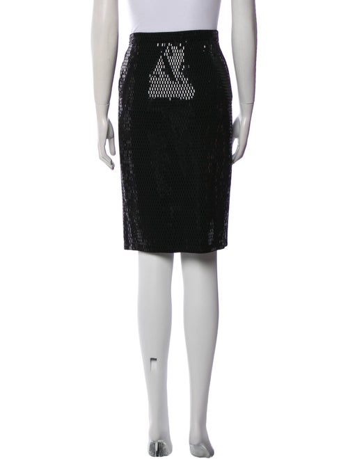 St. John Sequin Embellishments Knee-Length Skirt