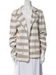 St. John Wool Striped Blazer