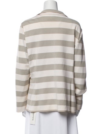 St. John Wool Striped Blazer