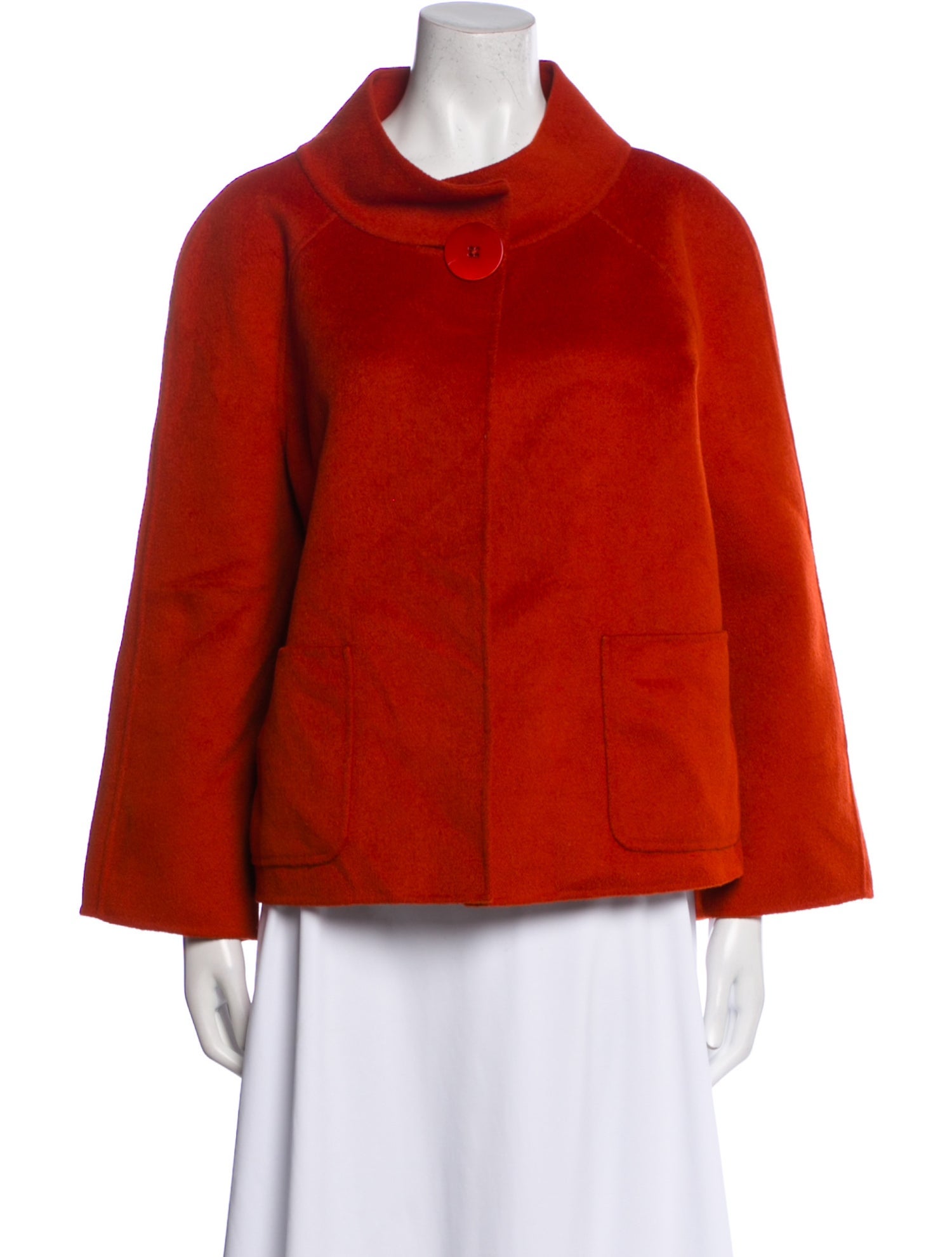 St. John Angora Faux Fur Jacket