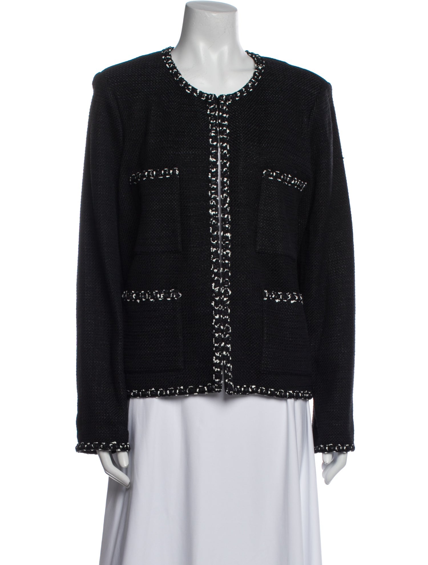 St. John Tweed Pattern Evening Jacket