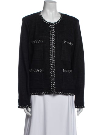 St. John Tweed Pattern Evening Jacket