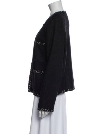 St. John Tweed Pattern Evening Jacket