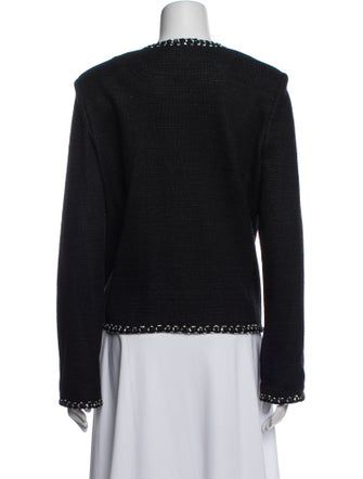 St. John Tweed Pattern Evening Jacket