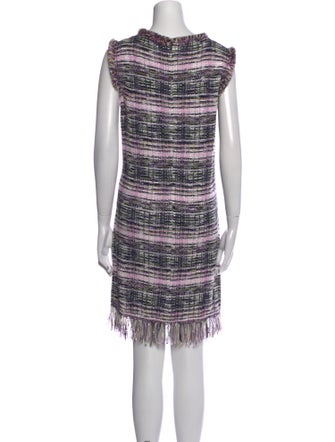 St. John Printed Crew Neck Tunic