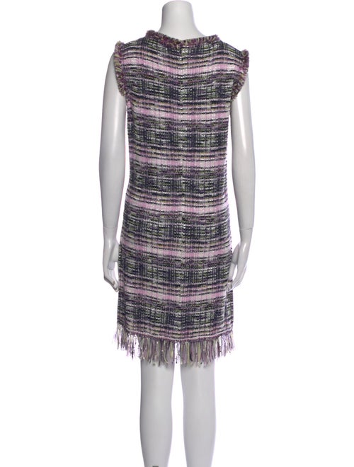 St. John Printed Crew Neck Tunic