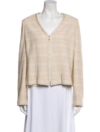 St. John Tweed Pattern Evening Jacket