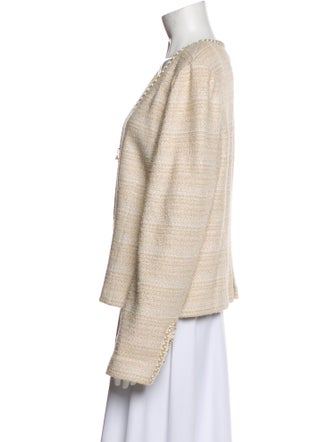 St. John Tweed Pattern Evening Jacket