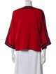 St. John Collection Wool Bateau Neckline Sweater