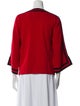 St. John Collection Wool Bateau Neckline Sweater
