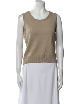 St. John Scoop Neck Sweater