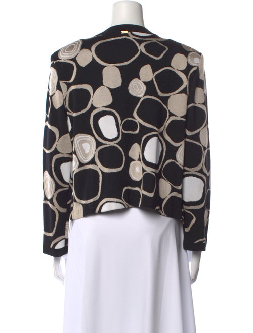 St. John Printed Crew Neck Sweatshirt