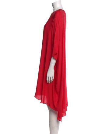 St. John Silk Knee-Length Dress