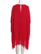 St. John Silk Knee-Length Dress