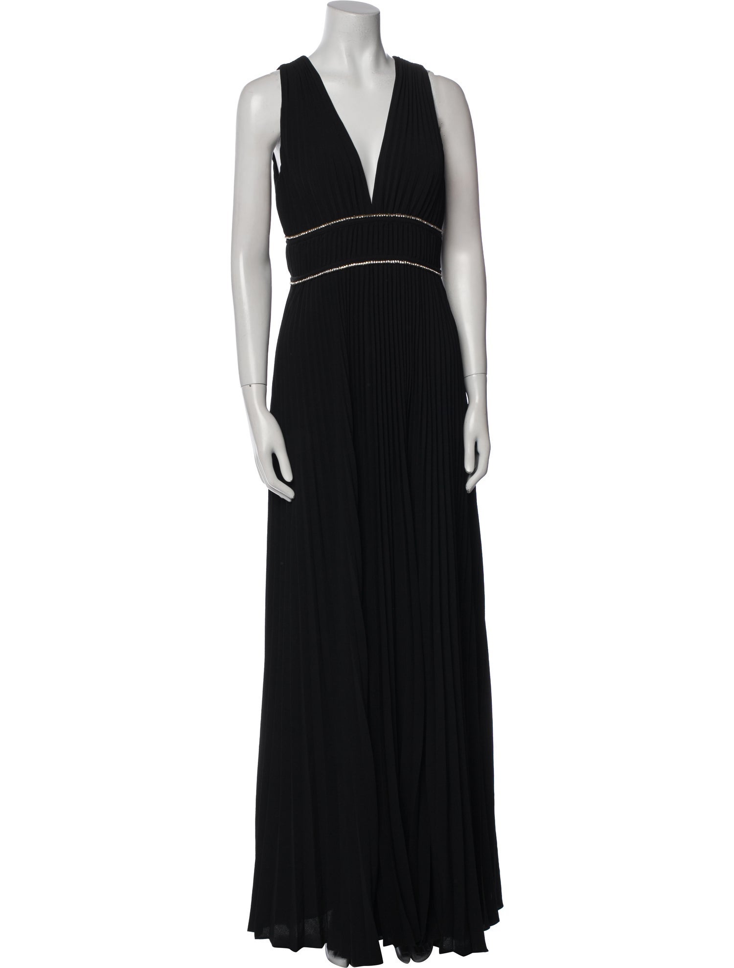 St. John V-Neck Long Dress