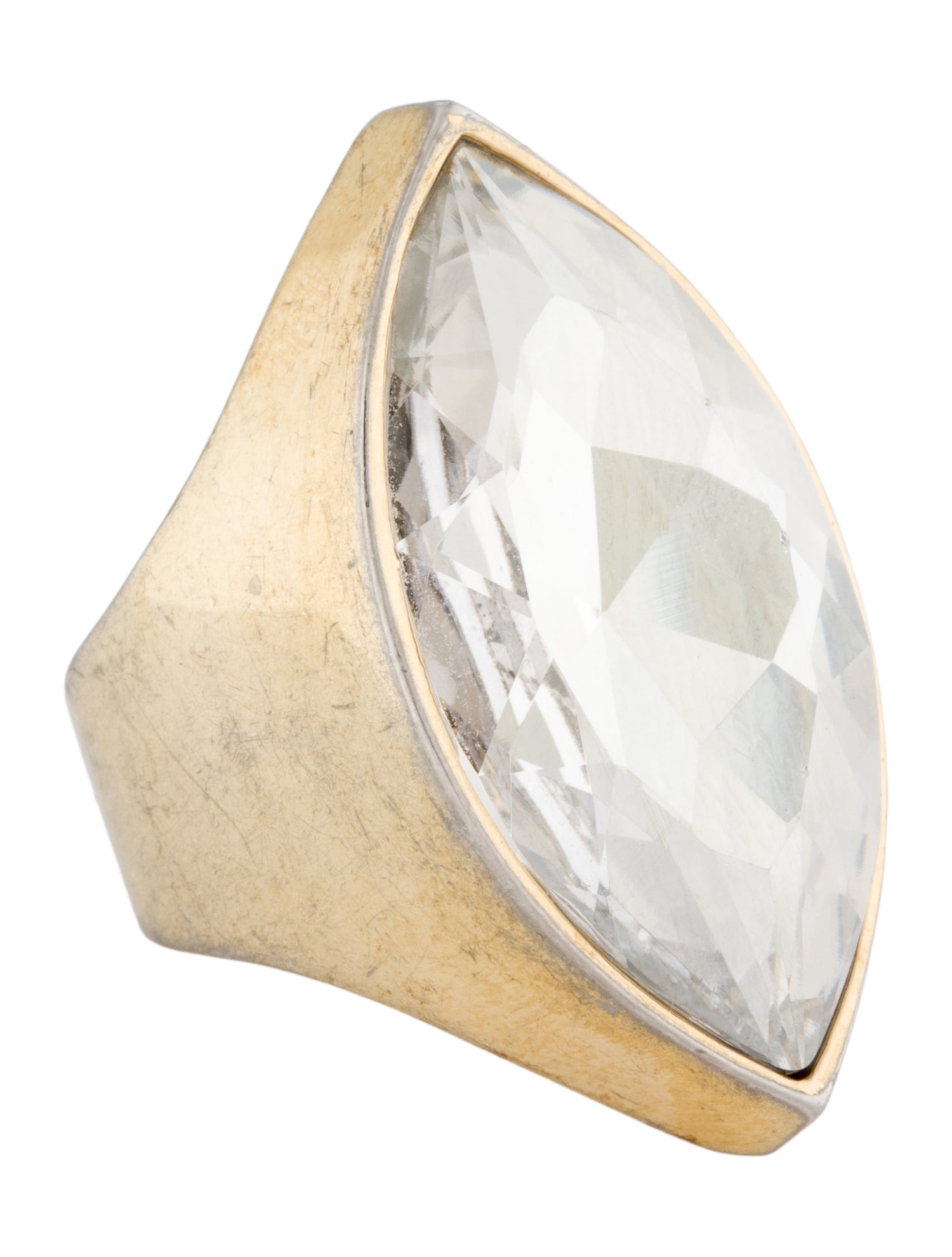 St. John Crystal Cocktail Ring