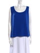St. John Wool Scoop Neck Top
