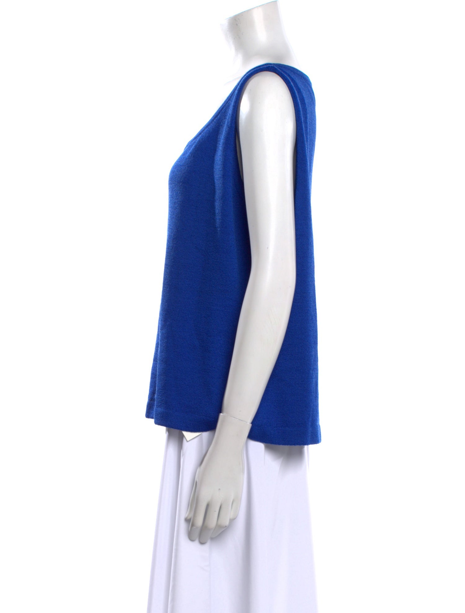 St. John Wool Scoop Neck Top