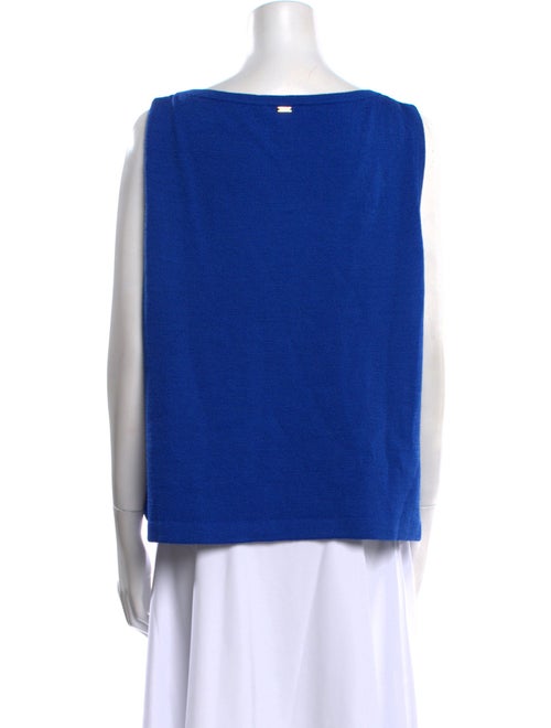 St. John Wool Scoop Neck Top