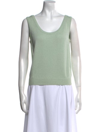 St. John Scoop Neck Sweater