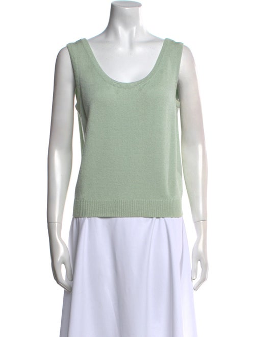 St. John Scoop Neck Sweater