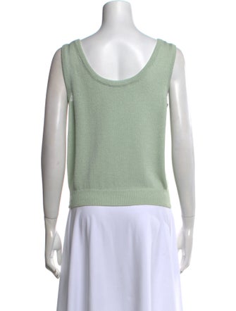 St. John Scoop Neck Sweater