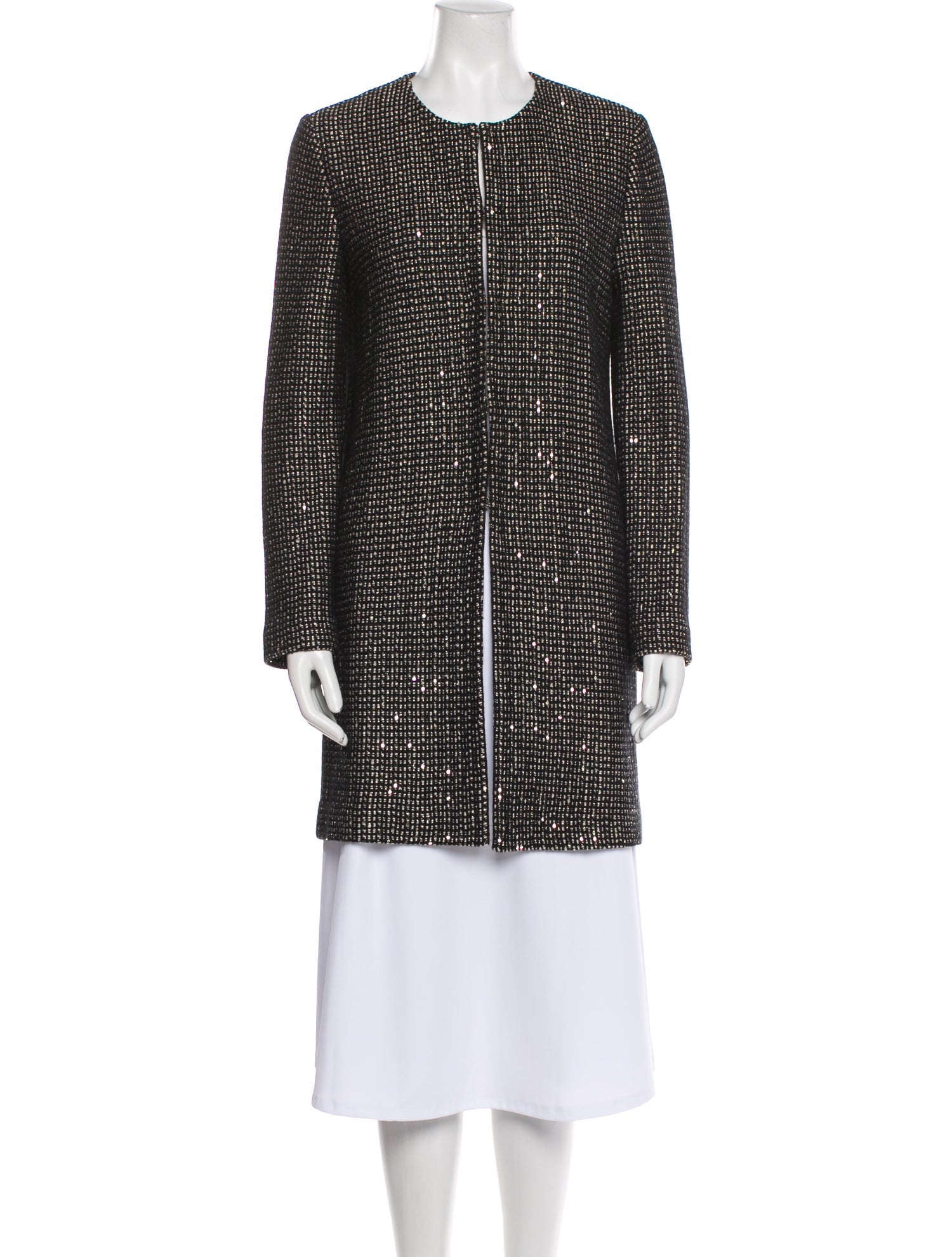 St. John Tweed Pattern Coat