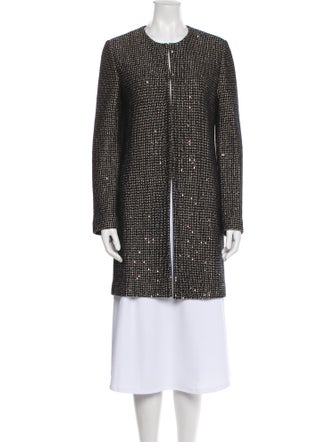 St. John Tweed Pattern Coat