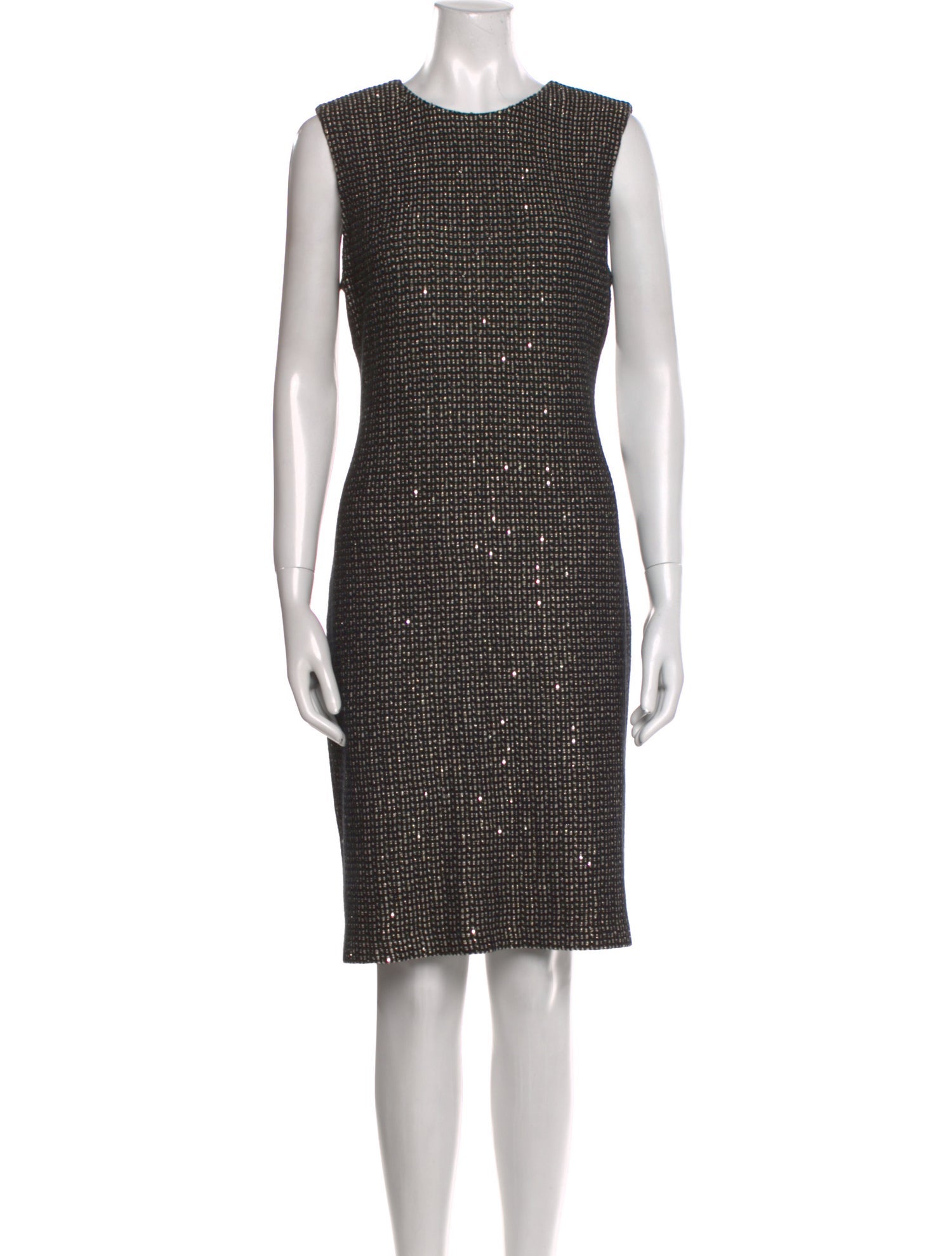 St. John Printed Knee-Length Dress