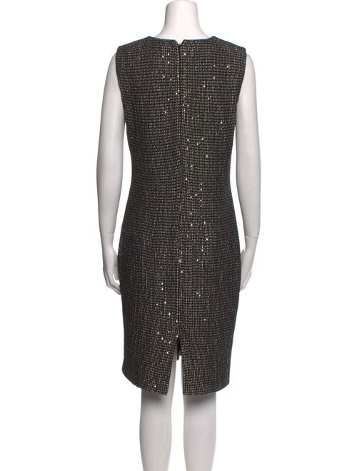 St. John Printed Knee-Length Dress