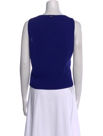St. John Wool Scoop Neck Top