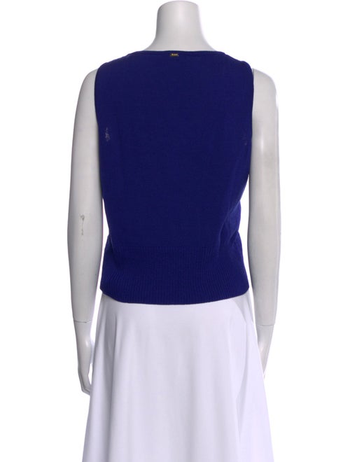 St. John Wool Scoop Neck Top