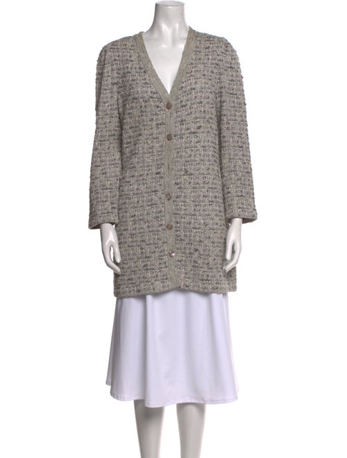 St. John Wool V-Neck Sweater