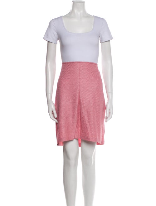 St. John Crystal Embellishments Skirt Set