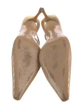 St. John Satin Slingback Pumps