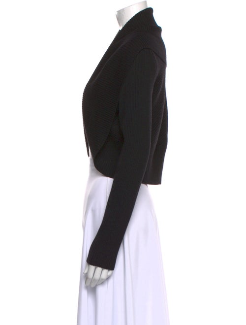 St. John Wool Open Front Sweater