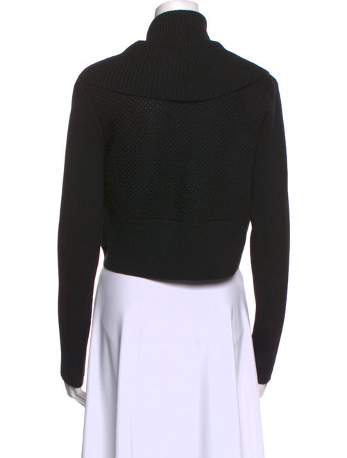 St. John Wool Open Front Sweater