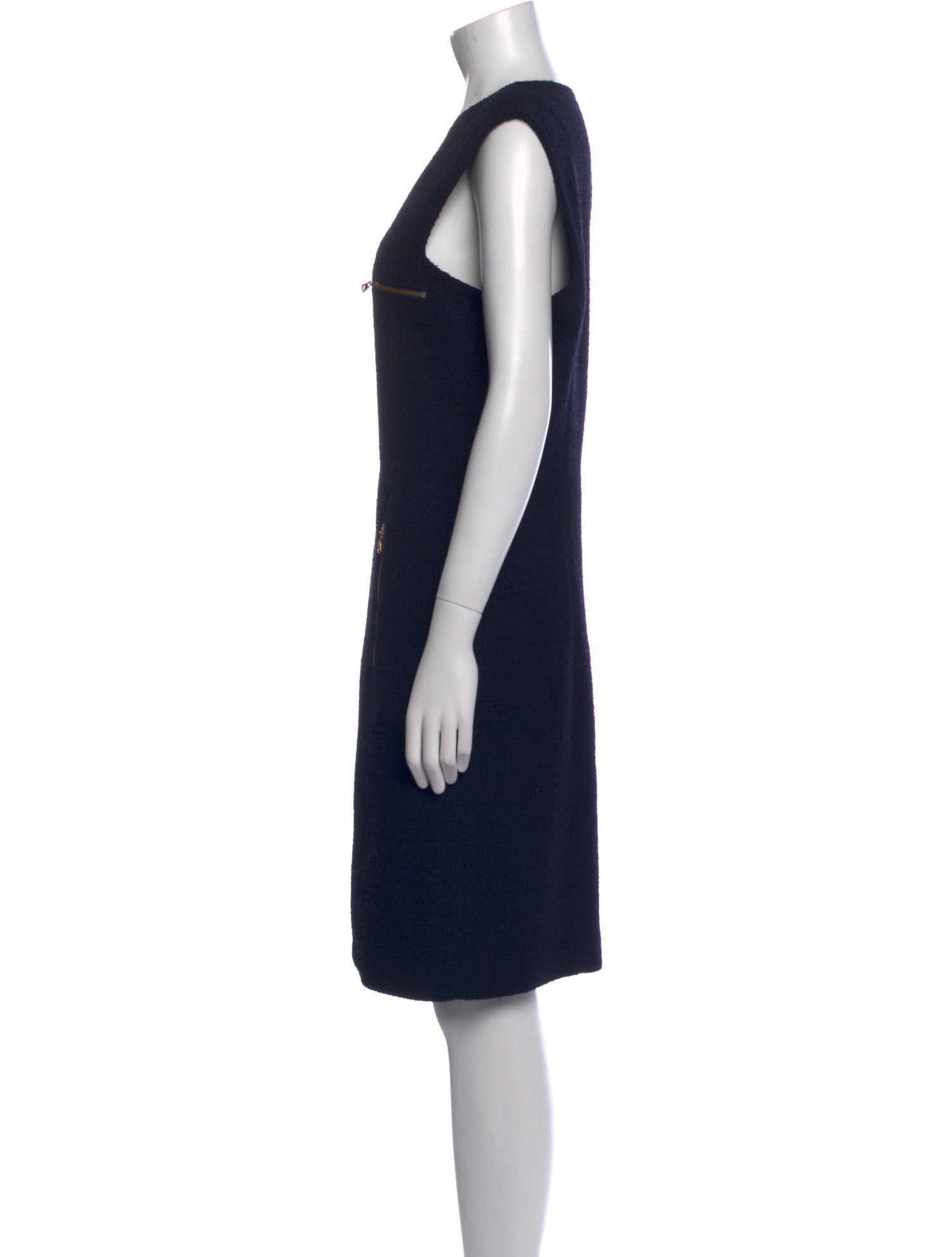 St. John V-Neck Knee-Length Dress w/ Tags