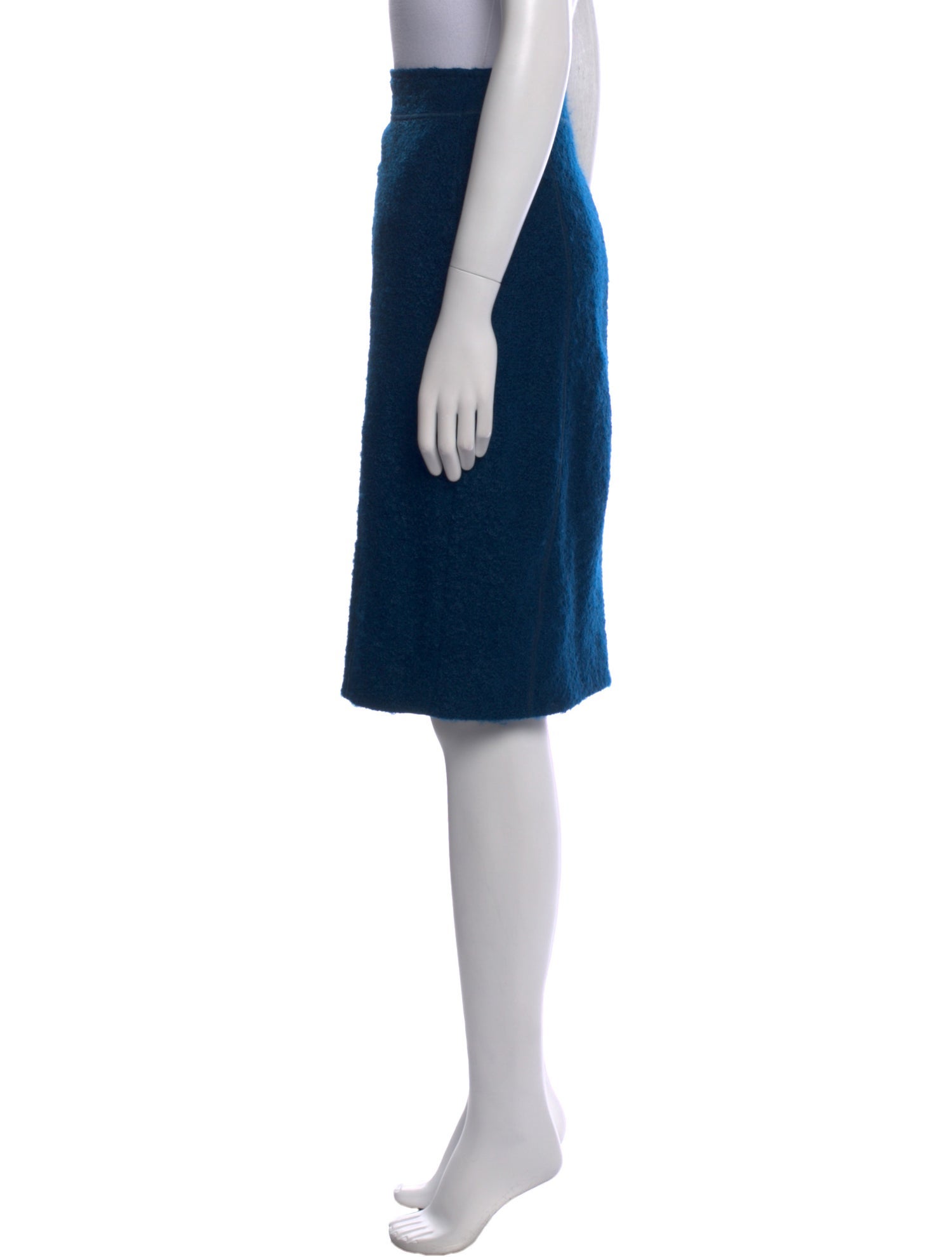St. John Mohair Knee-Length Skirt