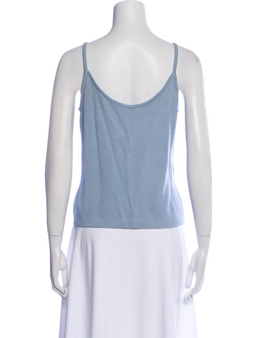 St. John V-Neck Sleeveless Top