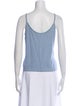 St. John V-Neck Sleeveless Top