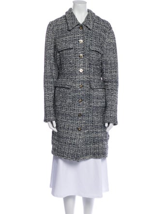 St. John Tweed Pattern Coat