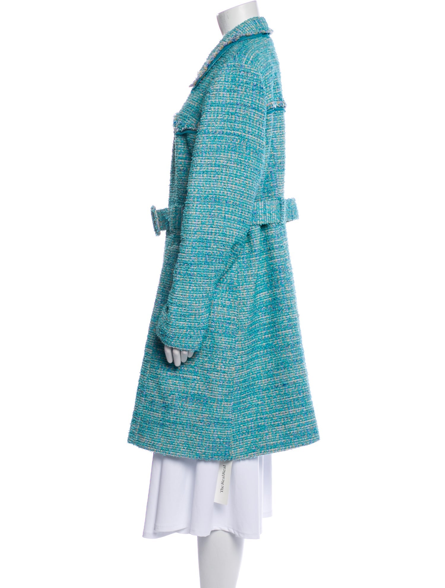 St. John Tweed Pattern Coat